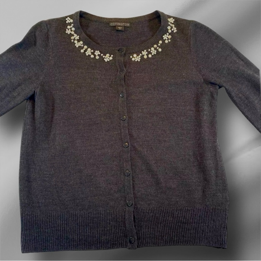 NEW!! Grey Covington Cardigan